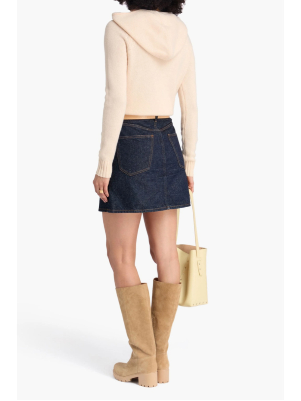 Zimmermann Macadamia Wool Cashmere Hooded Jumper Sweater NWT 0P $625 - Picture 2 of 12